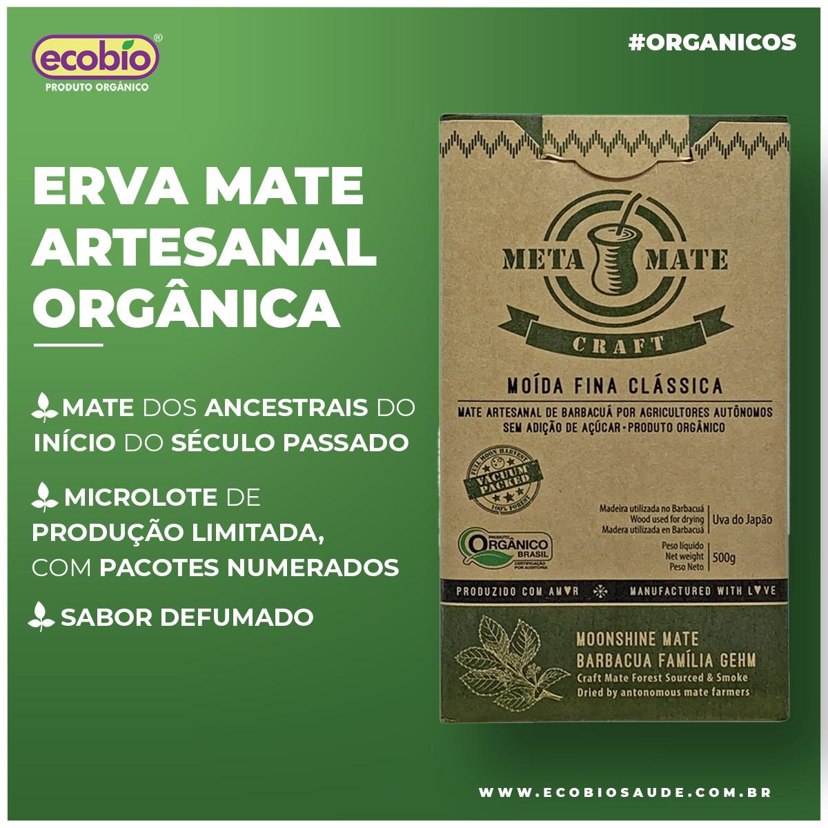 Erva mate artesanal orgânica